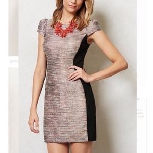 Anthro Moulinette Soeurs Grisaille Tweed Sheath